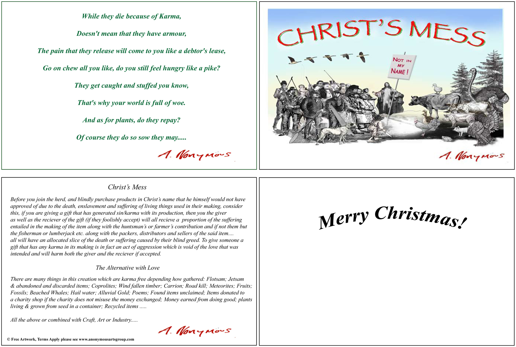 a.nonymous xmas card